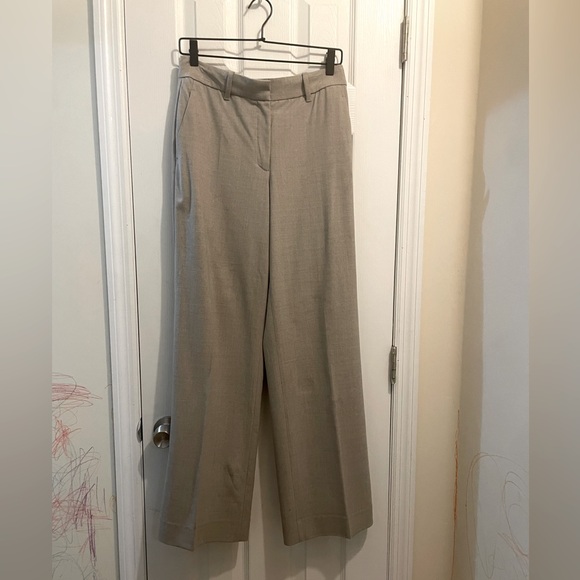 Babaton Pants - Babaton Women's grey Wide-Leg Pants